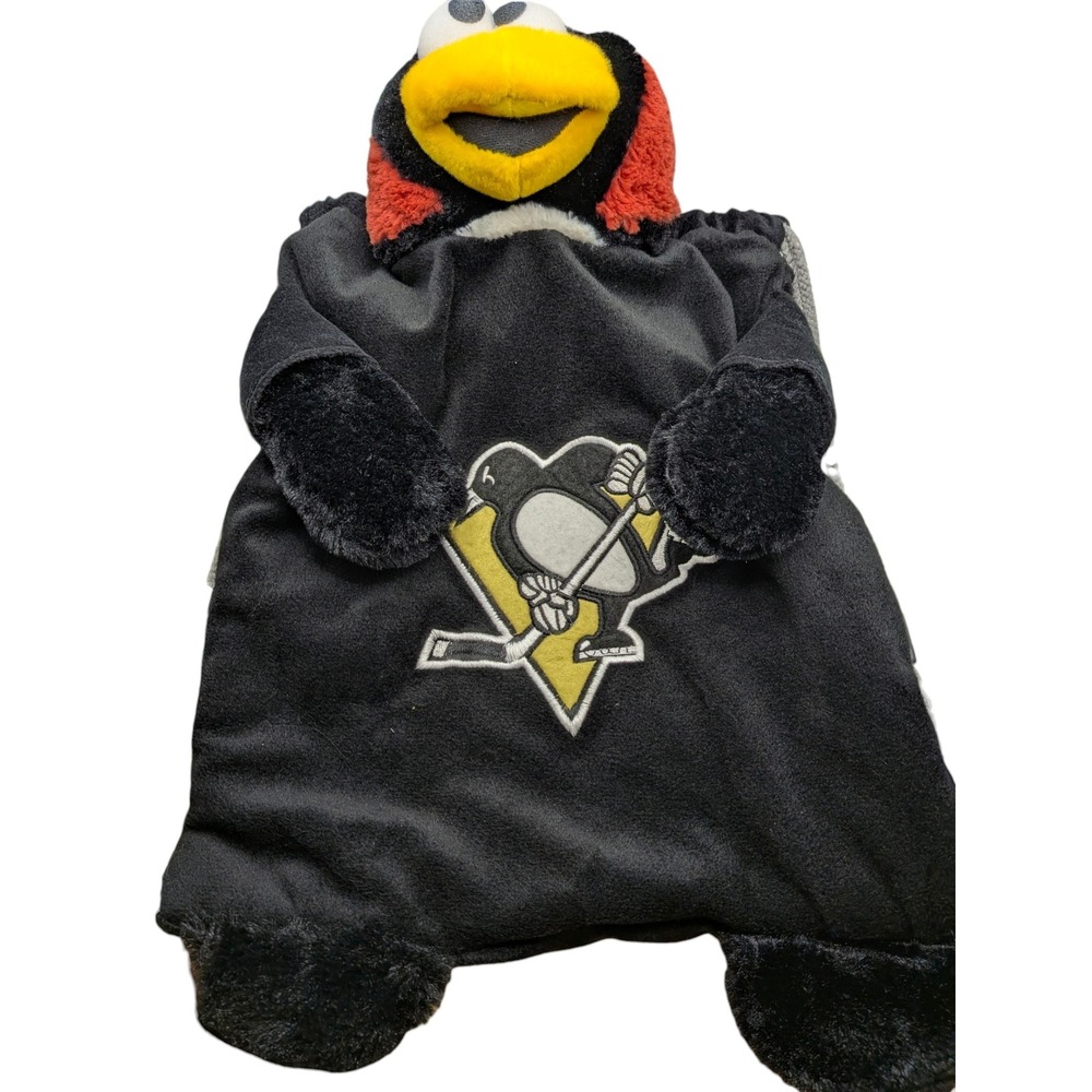 NHL Pittsburgh Penguins Mascot Plush Drawstring Backpack Forever‎ Collectibles
